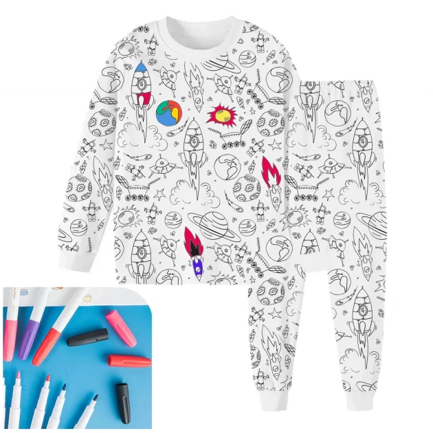 بيجامة التلوين للاطفال