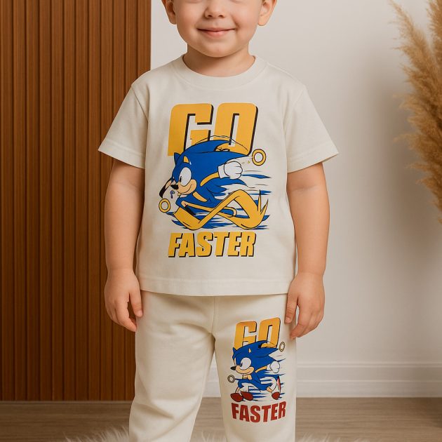 طقم Sonic الصيفي للأطفال