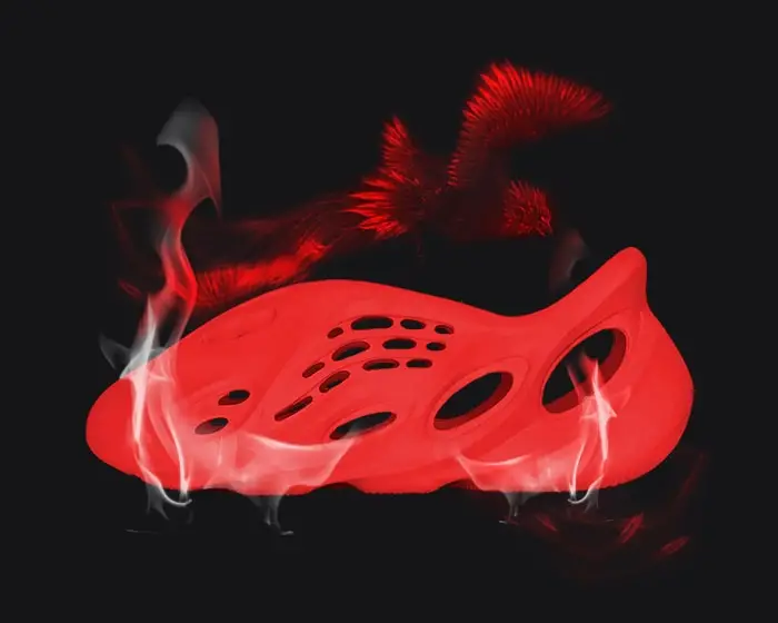 ⁦حذاء الفوم رانر برتقالي⁩ - الصورة ⁦4⁩