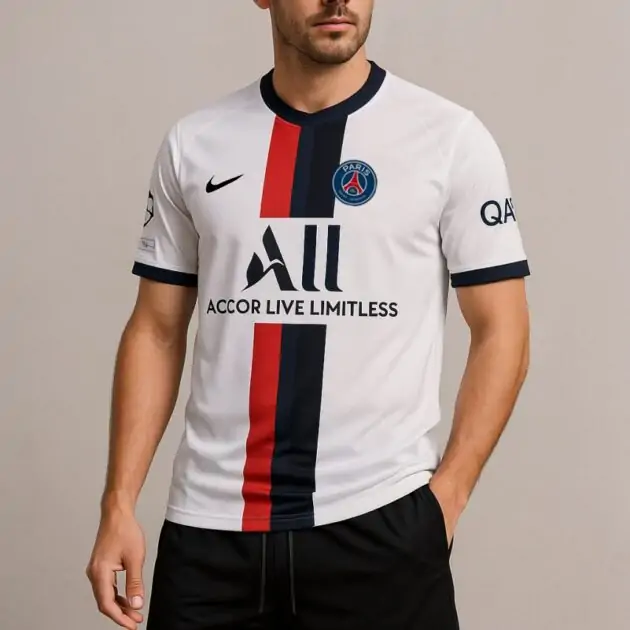 طقم نادي Paris Saint-Germain أبيض اللون