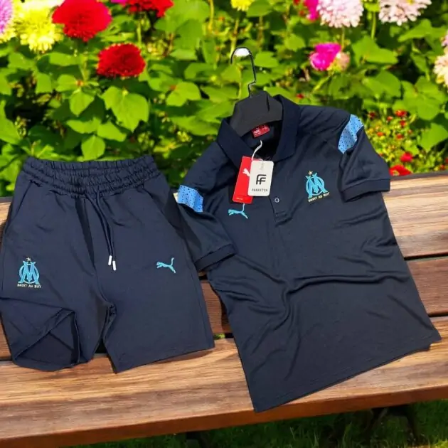 طقم نادي Olympique de Marseille اللون الأزرق العاتم
