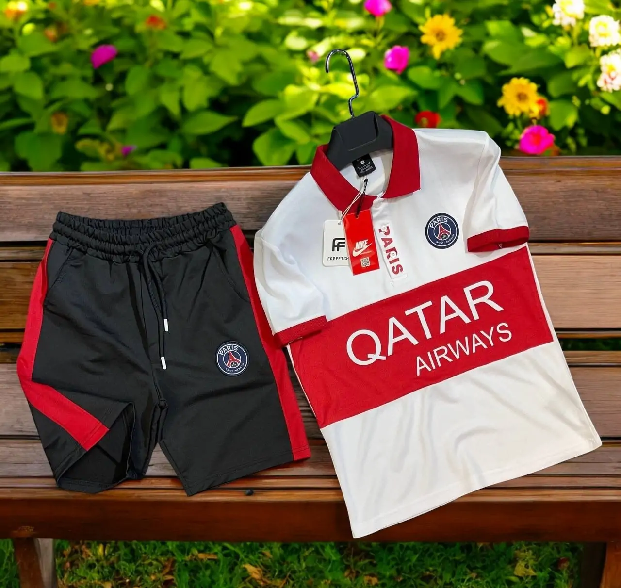 ⁦طقم PSG أبيض اللون⁩ - الصورة ⁦3⁩