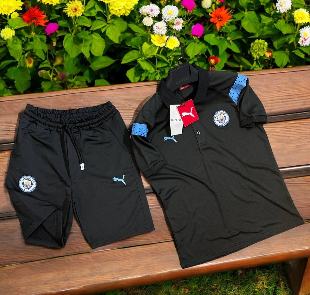 ⁦طقم نادي Manchester City لون أسود⁩ - الصورة ⁦3⁩