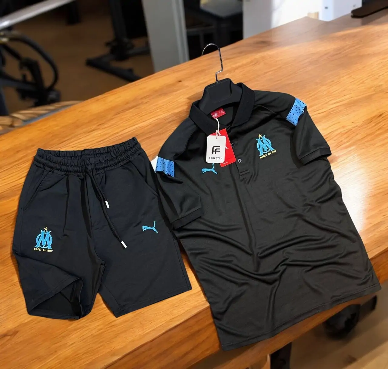 طقم نادي Olympique de Marseille اللون الأسود