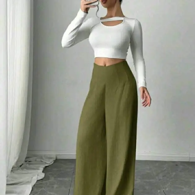 Pantalon évasé