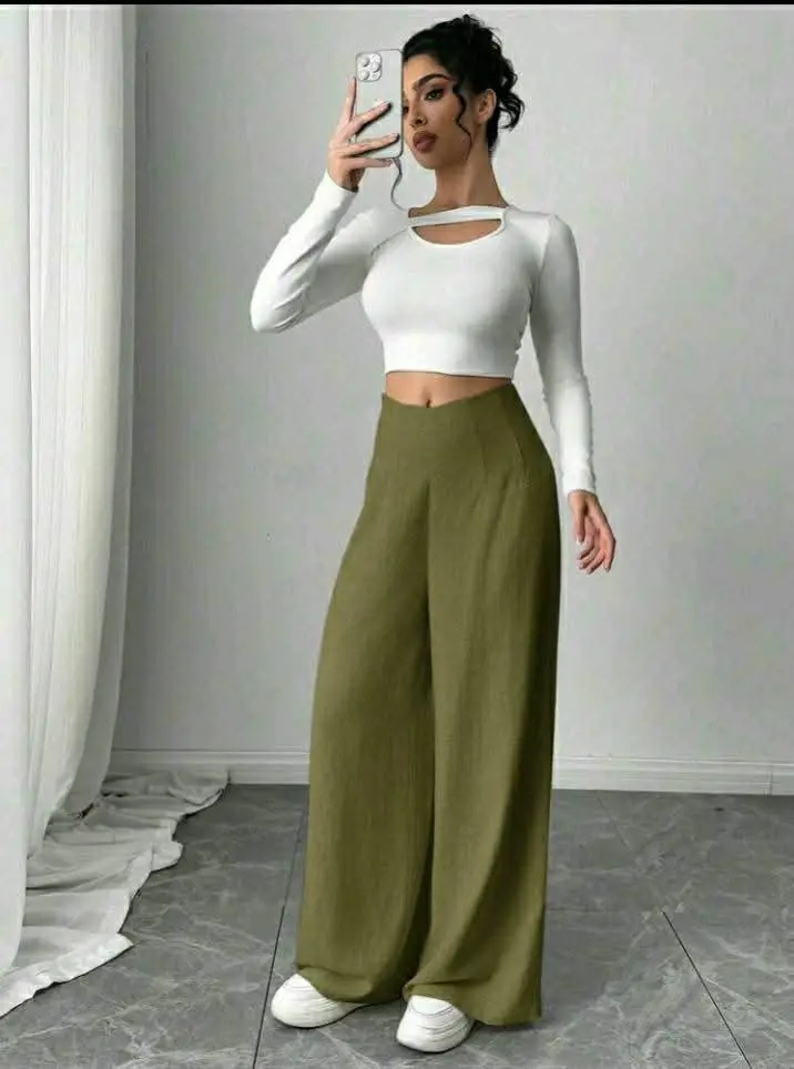 Pantalon évasé