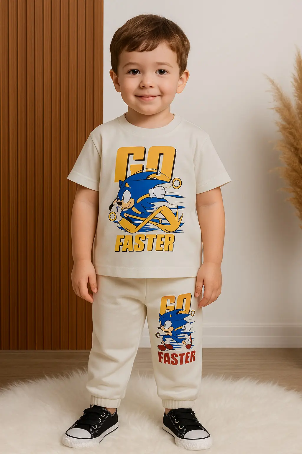 طقم Sonic الصيفي للأطفال