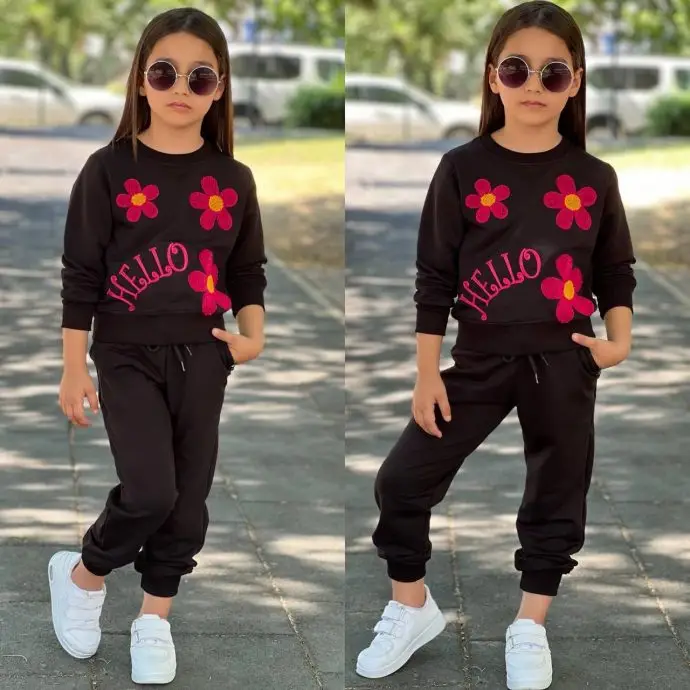 ⁦طقم بنات HELLO⁩ - الصورة ⁦7⁩