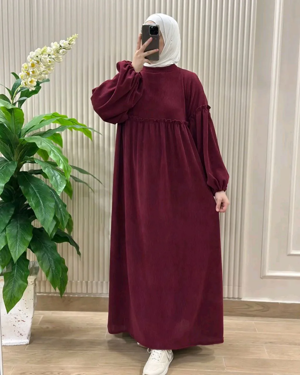 فستان البوردو