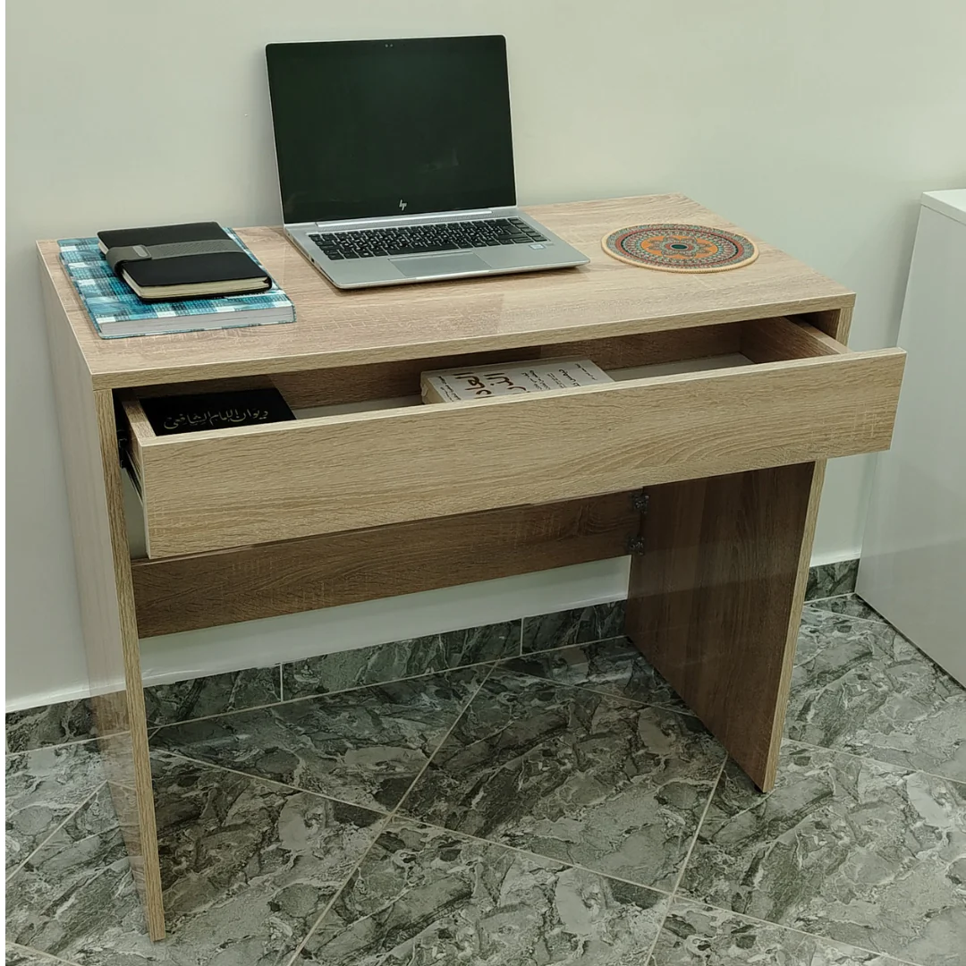 ⁦مكتب MDF أنيق مع خزّان عملي⁩ - الصورة ⁦2⁩