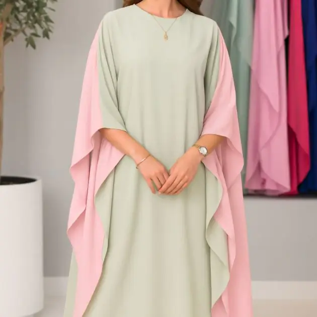 Chiffon Layer Abaya - 2 Layers